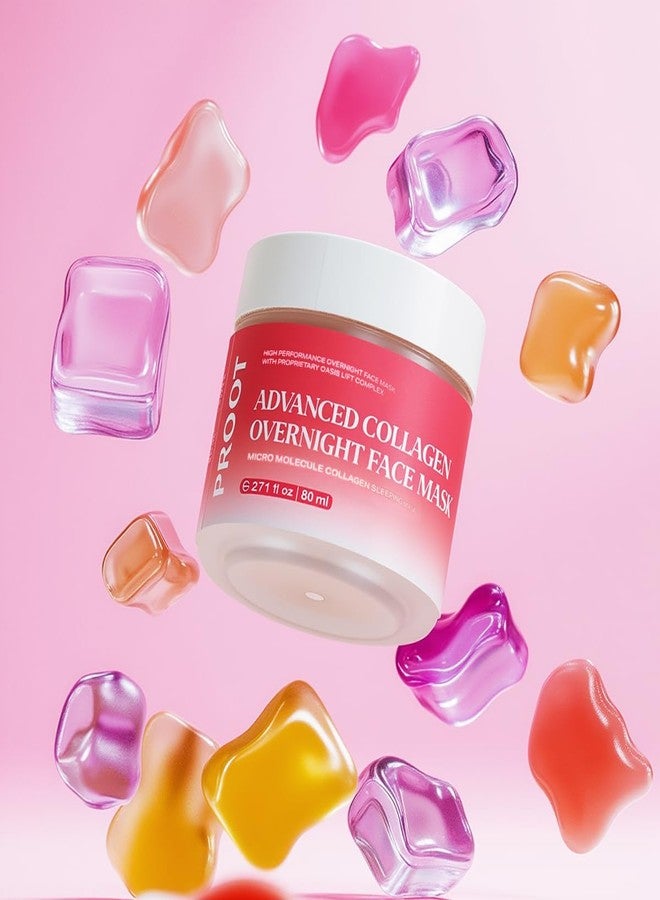 PROOT Collagen Night Cream | Collagen Face Cream | Collagen Jelly Cream | Overnight Collagen Night Cream | Overnight Collagen Face Mask | High Performance Korean Skincare | 2.7 oz - Image 2