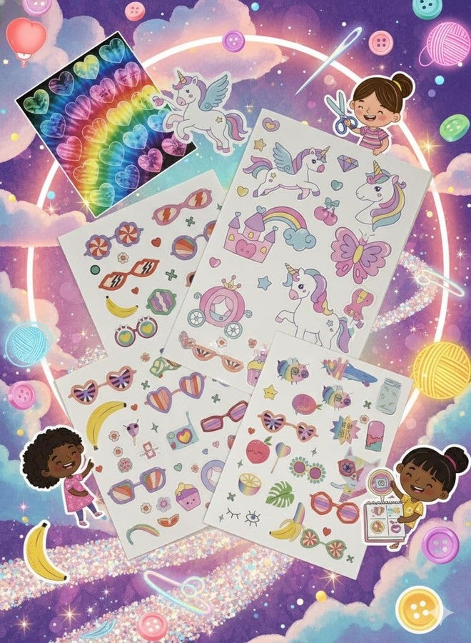 STRIDERS 1000+ Stickers Book for Kids - Super Awesome Magical Sticker Collection | Fun, Cute & Colorful Stickers for Scrapbooks, Diaries, Gifts & Crafts | Series 2 Edition - Image 2
