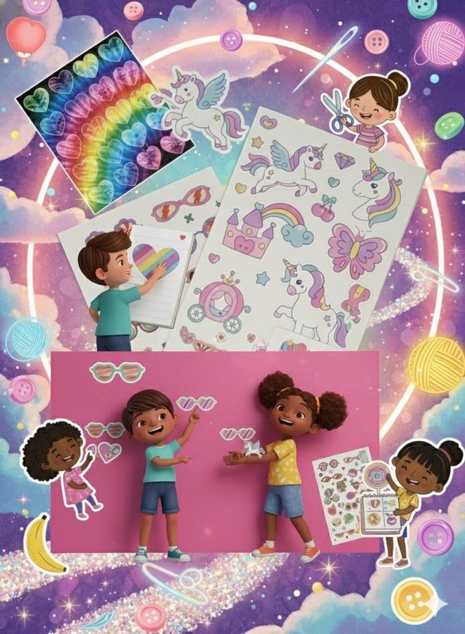 STRIDERS 1000+ Stickers Book for Kids - Super Awesome Magical Sticker Collection | Fun, Cute & Colorful Stickers for Scrapbooks, Diaries, Gifts & Crafts | Series 2 Edition - Image 3