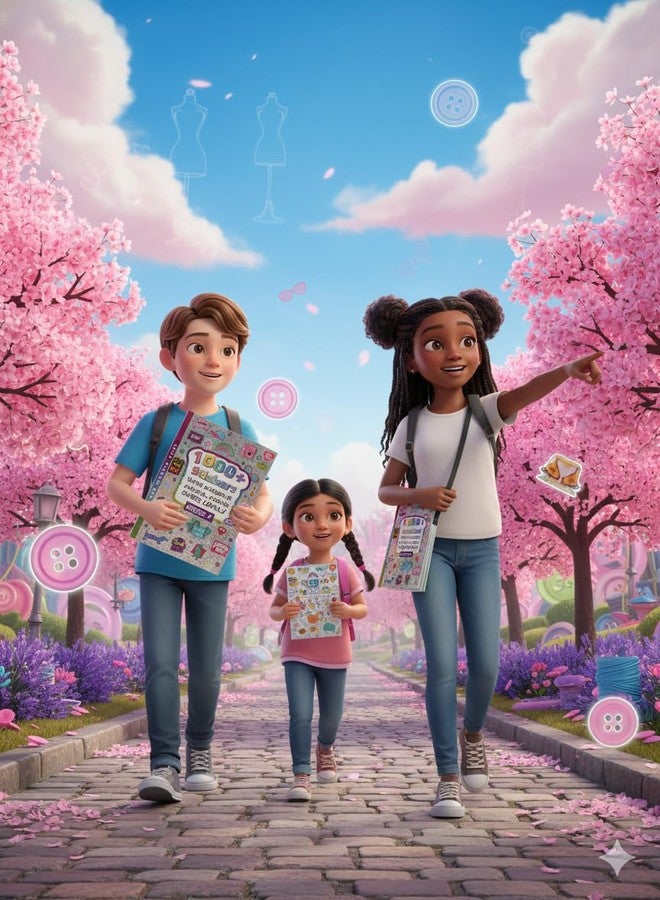 STRIDERS 1000+ Stickers Book for Kids - Super Awesome Magical Sticker Collection | Fun, Cute & Colorful Stickers for Scrapbooks, Diaries, Gifts & Crafts | Series 2 Edition - Image 5