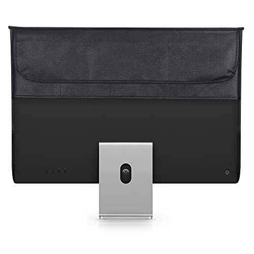 kwmobile Cover Compatible with Apple iMac 24 4in1 Case Dont Touch My Mac WhiteBlack - Image 3