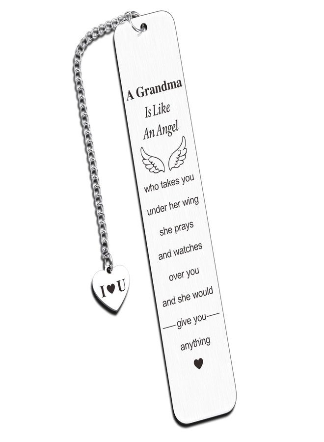 Perleddom Grandma Easter Gift Grandma Bookmark Gifts from Grandkids Gifts for 60 Year Old Grandmother Granddaughter Grandmother Jewelry Book Marks for Reading Women Birthday Mothers Day Gift for Nana Grammy - Image 1