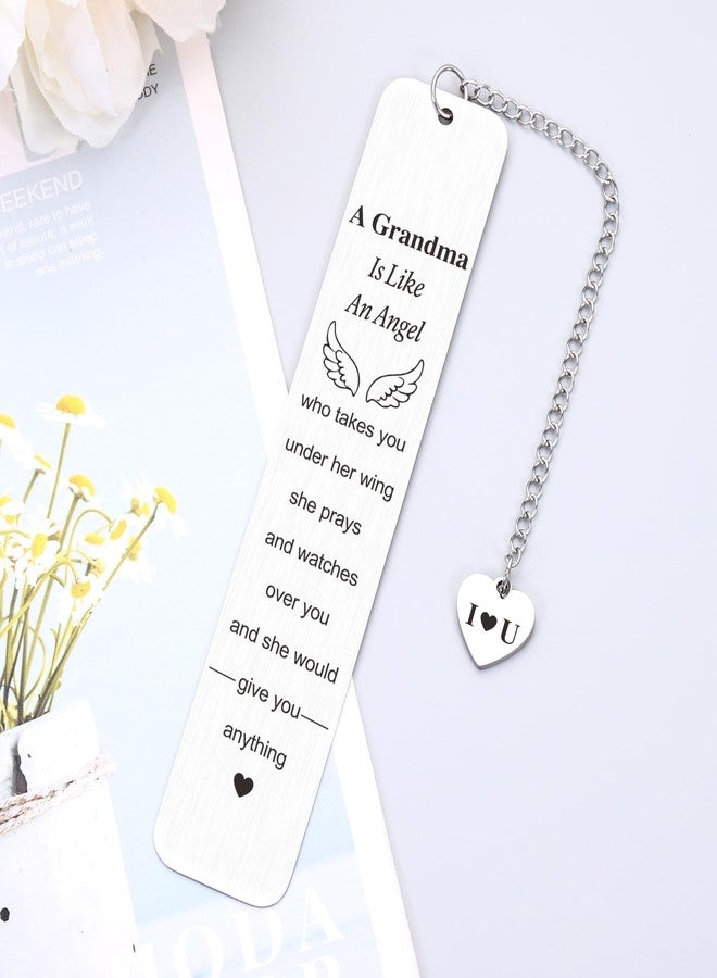 Perleddom Grandma Easter Gift Grandma Bookmark Gifts from Grandkids Gifts for 60 Year Old Grandmother Granddaughter Grandmother Jewelry Book Marks for Reading Women Birthday Mothers Day Gift for Nana Grammy - Image 4