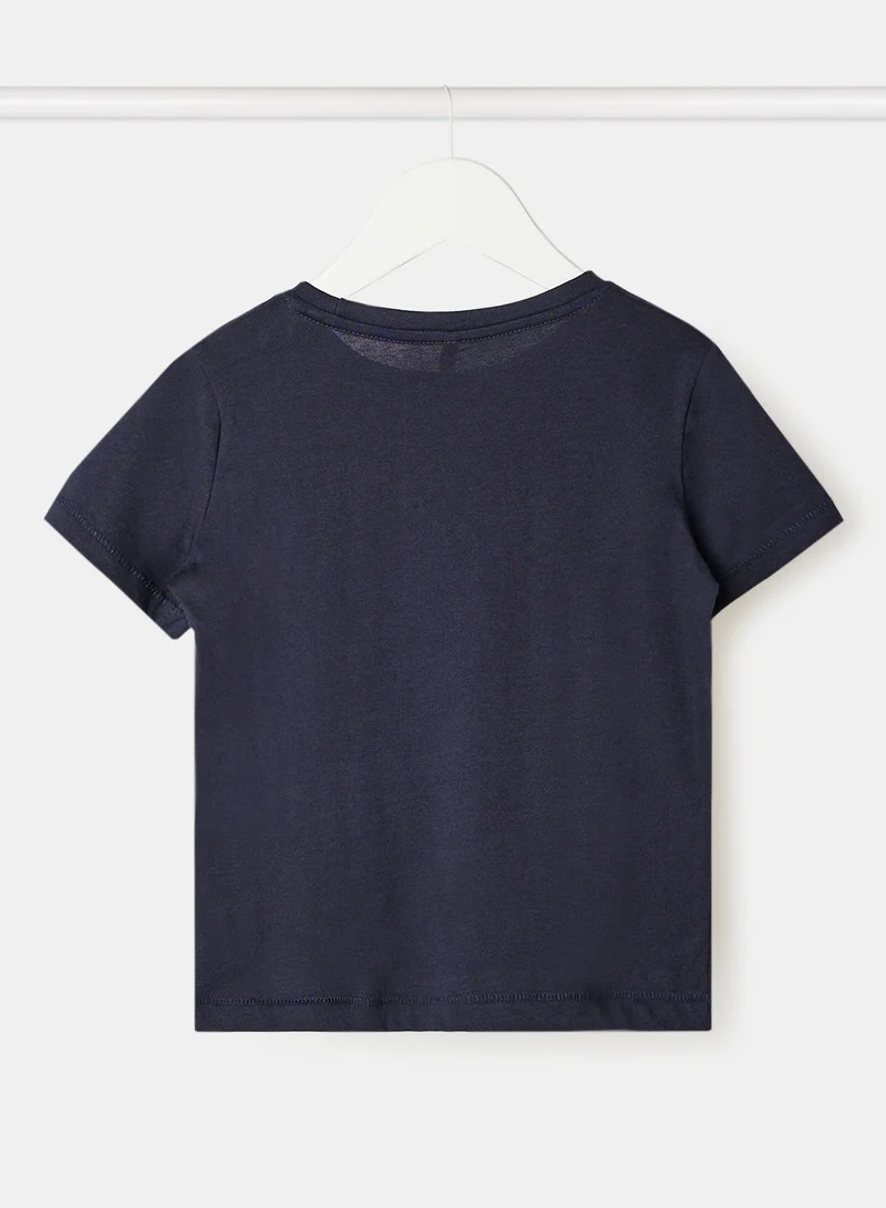 ONLY Girls Shimmer Heart T-Shirt