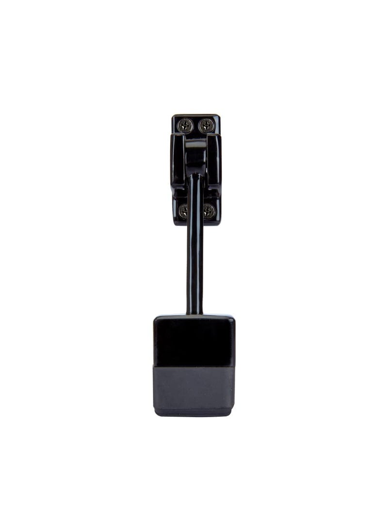 Generic 5 inch Gate Stopper for The Door with Rubber Grip Long Door Stopper for Home Window Stopper Door Stopper to Stop for All Door Gap Filler Rubber Door Protector for Home Set 3 Black 2  - Image 4