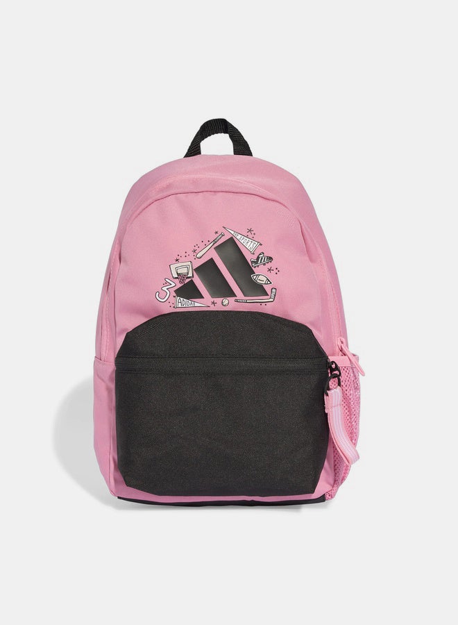 Adidas حقيبة ظهر مطبوعة للأطفال الصغار - Image 1