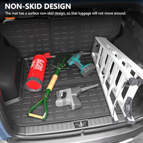 powoq Cargo Mat Compatible with 2022-2024 2025 Tucson Trunk Mat Cargo Liner TPE All Protection Trunk Liner Backrest Replacement for 2022-2024 2025 Tucson Accessories - Image 4