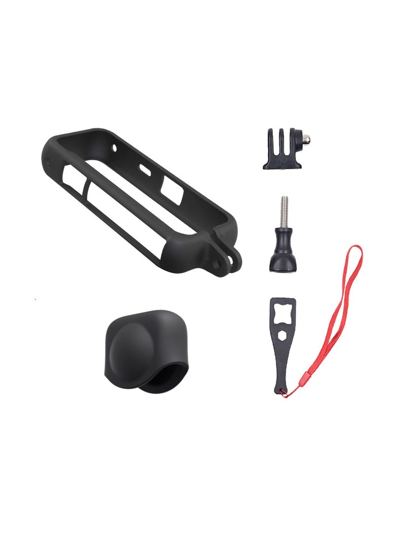 Mounting Bracket for Insta360 ONE X2 Accessories Frame Protective Case Cage with Lens Cap housing Mount  - Image 1
