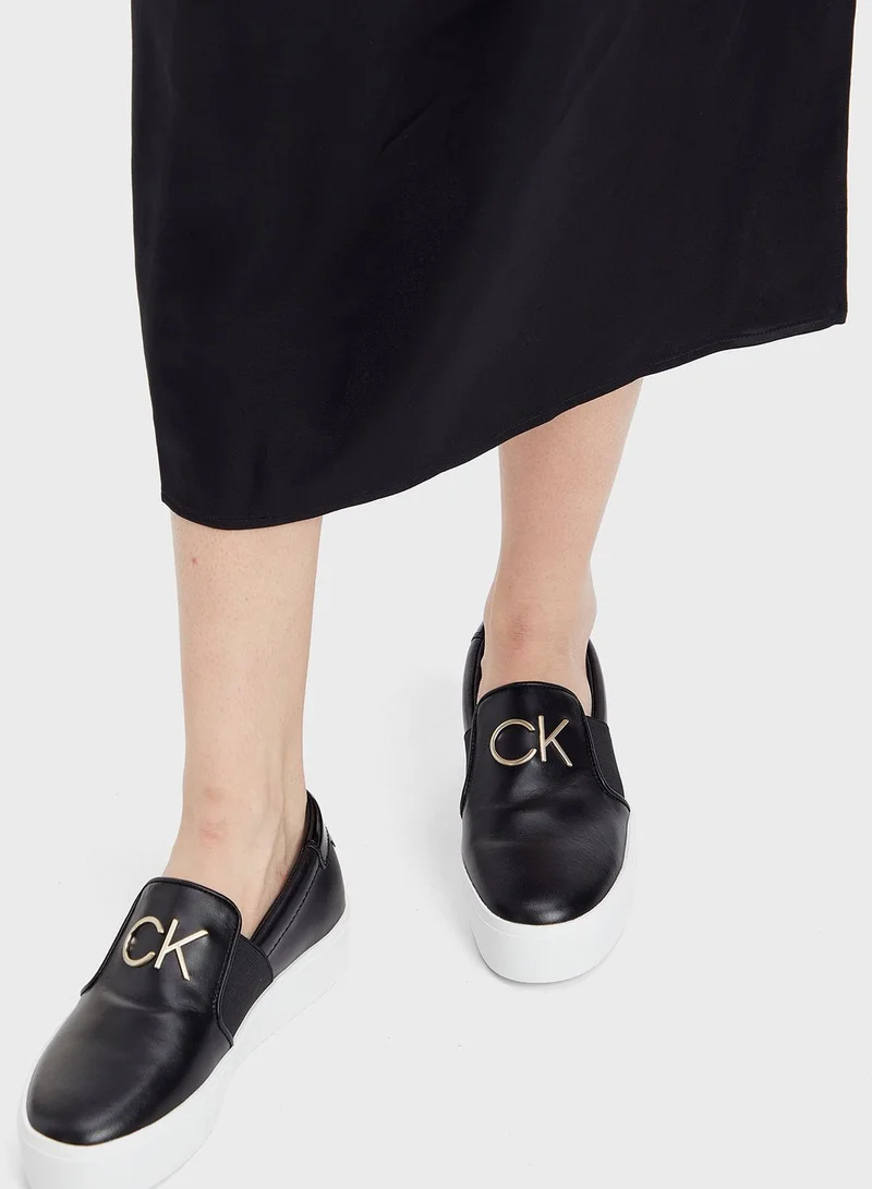 CALVIN KLEIN Platform Cupsole Slip On Sneakers