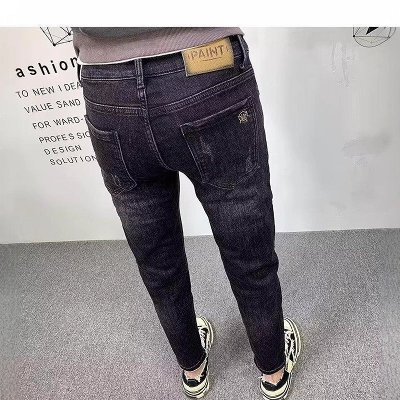 Unisex Classic Denim Jeans Loose Fit Daily Outdoor Wear - Image 2