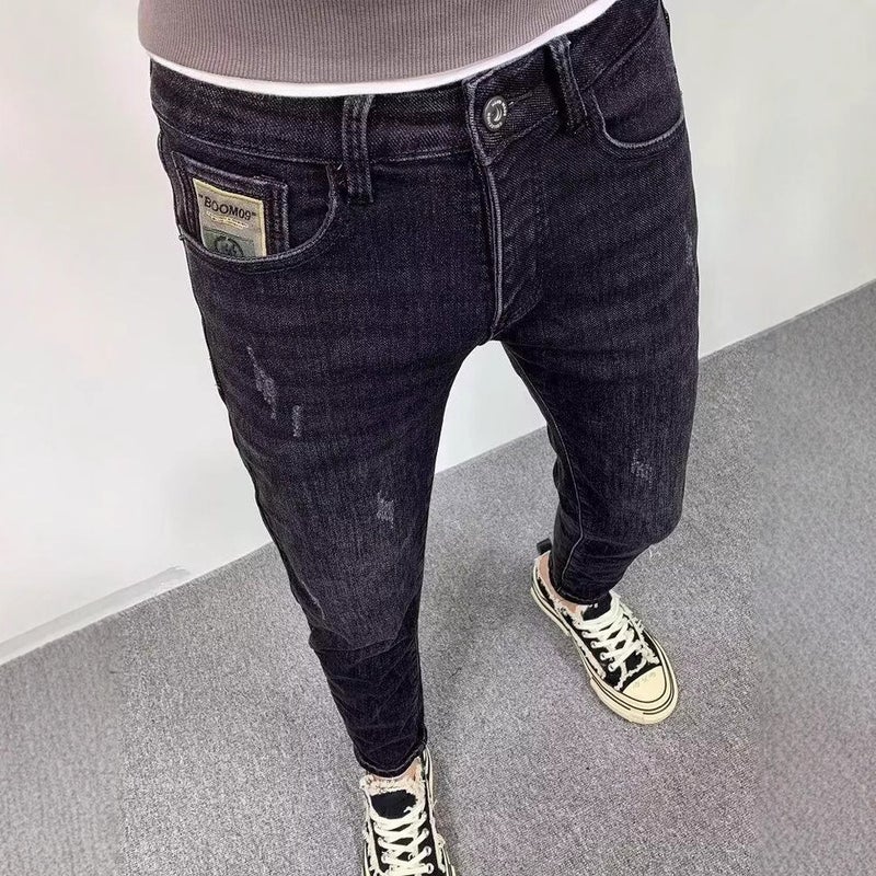 Unisex Classic Denim Jeans Loose Fit Daily Outdoor Wear - Image 3