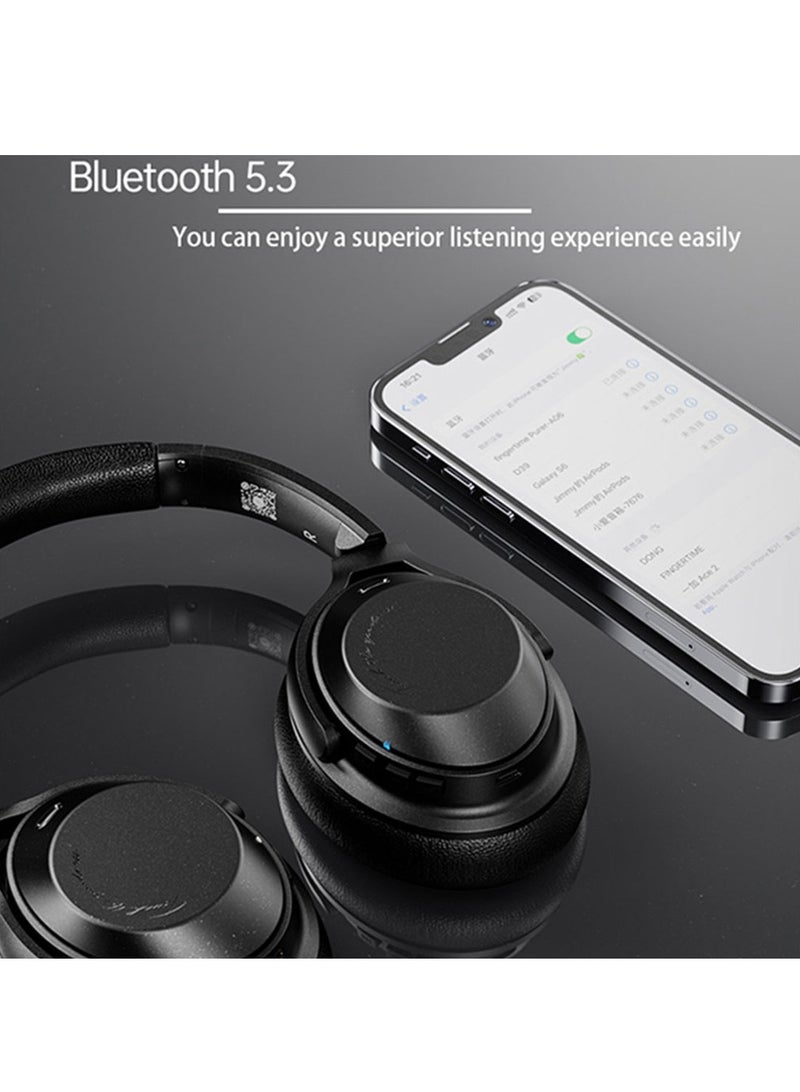 ANC Wireless Bluetooth Headset, Over-Ear Active Noise Reduction for Gaming-esports PC Mobile Tablet