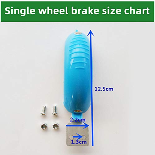 OTFAITP Rear wheeel Fender Brake Parts for 2-3-wheel Kick Scooter Upgrade Metal Rear Fender Brake Assembly (Model 1 Black) - Image 3