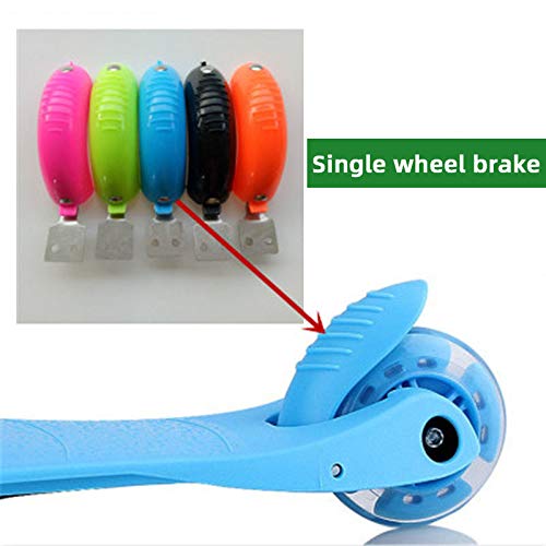 OTFAITP Rear wheeel Fender Brake Parts for 2-3-wheel Kick Scooter Upgrade Metal Rear Fender Brake Assembly (Model 1 Black) - Image 4
