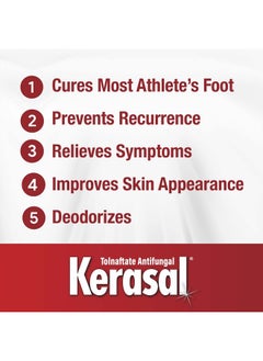 Kerasal 5-In-1 Athlete's Foot Invisible Powder Spray, Athlete's Foot Spray, 2 oz  - Image 3