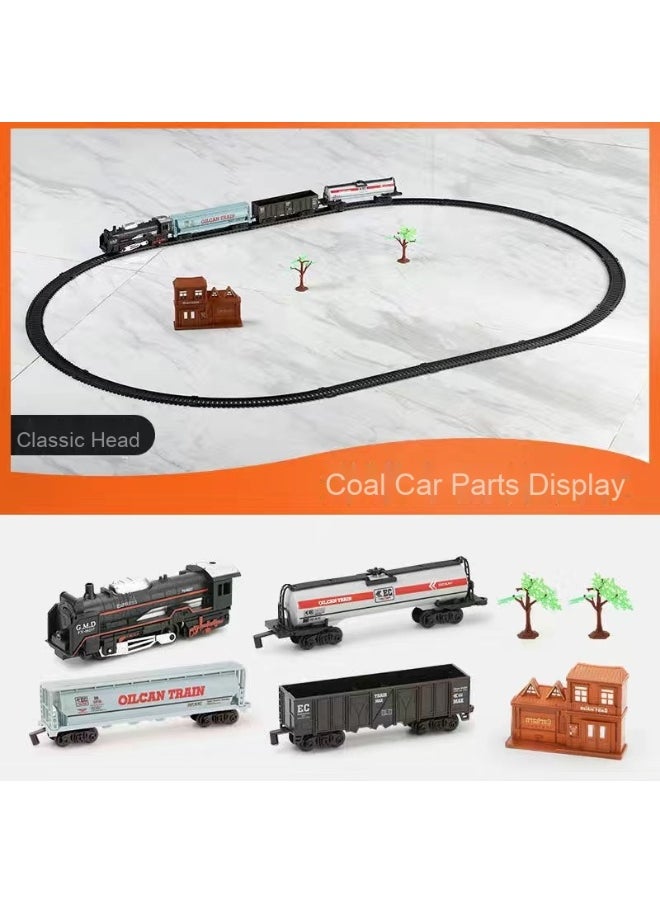Realistic High-Speed Train Parking Lot Electric Toy Train Set for Kids 
