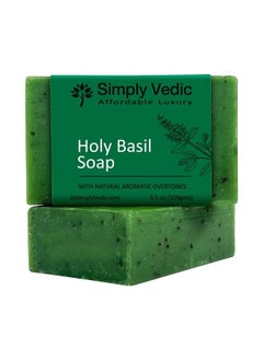 Luxury Holy Basil Soap Bar For Body Hand Face. Cold Pressed With Coconut Oil Handmade Gift Set For Men & Women. 100 Grams - pzsku/ZBCD2FF1DDF7940AF8DF8Z/45/_/1690524167/34cdebf6-5997-4938-a4fd-36c2ad7d6a4c