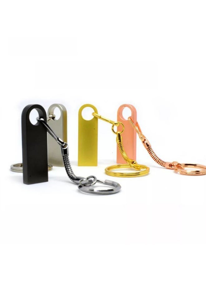 Direct Metal U Disk Waterproof 8g 16g 32g 64g Lettering LOGO Gift Disk-Color:Black + Adapter-Capacity:32g Expansion Tb - Image 5
