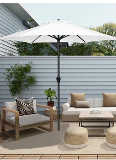 Outdoor Umbrella 2.2M Steel Pole UPF50+ Protection Large Sun Shade Balcony Parasol for Outdoor Garden Backyard, Umbrella without base - pzsku/ZBCD307ADB52CDB506296Z/45/_/1737278874/30c1d629-33ed-4262-8d7e-95486babc59e