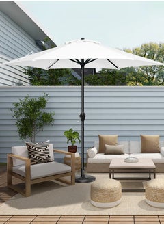 Outdoor Umbrella 2.2M Steel Pole UPF50+ Protection Large Sun Shade Balcony Parasol for Outdoor Garden Backyard, Umbrella without base - pzsku/ZBCD307ADB52CDB506296Z/45/_/1737278877/63d1e9ba-7723-4214-a3fd-0f8eb1a5beed