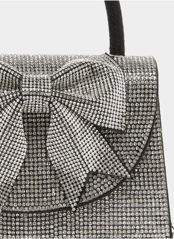 Styli Embellished Ribbon Handbag  - Image 3
