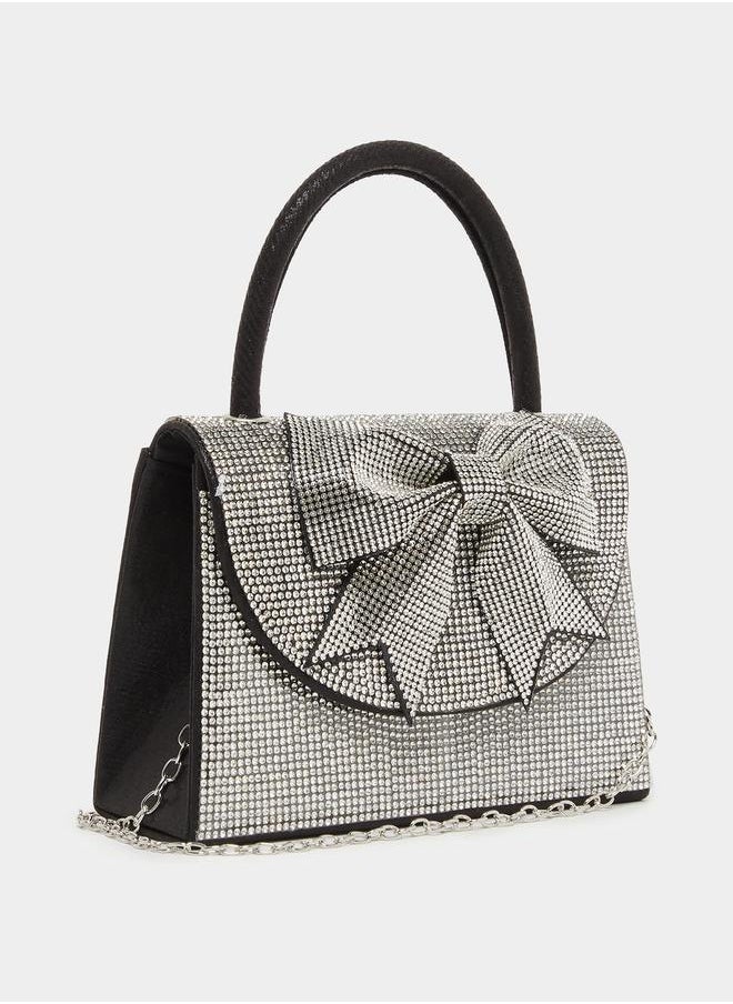 Styli Embellished Ribbon Handbag  - Image 1
