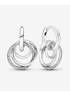 PANDORA Family Always Encircled Hoop Earrings  - Image 1