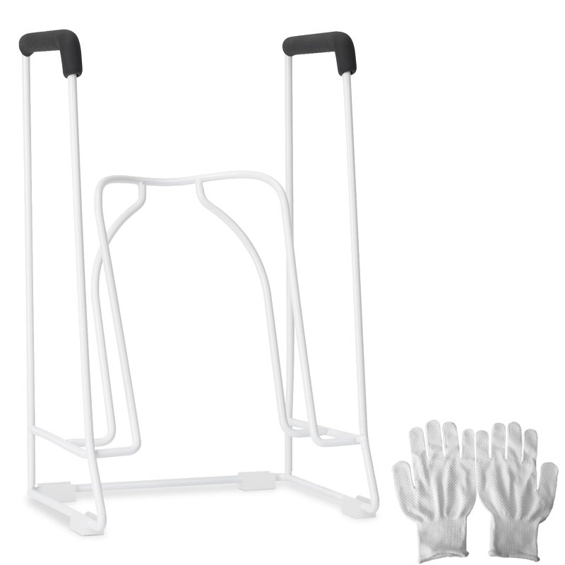 Zipcase Stocking Donner, Sock Aid Tool to Put on Compression Socks for Medium Calves Less Than 18" in Circumference (Compatible for JOBST,SB SOX,CHARMKING,FITRELL,Bluemaple,COOLOVER) White - Image 1