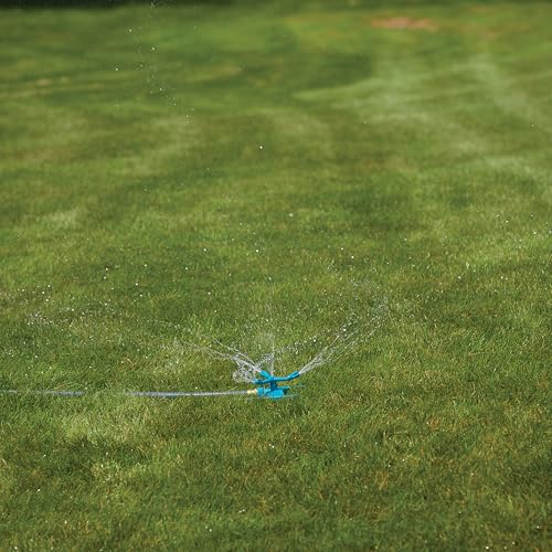 Gilmour 1963 Sq Ft Spinning Sprinkler with Stationary Base, Whirling Sprinkler Head for 360 Degree Coverage in Flower Beds and Vegetable Gardens - Image 3