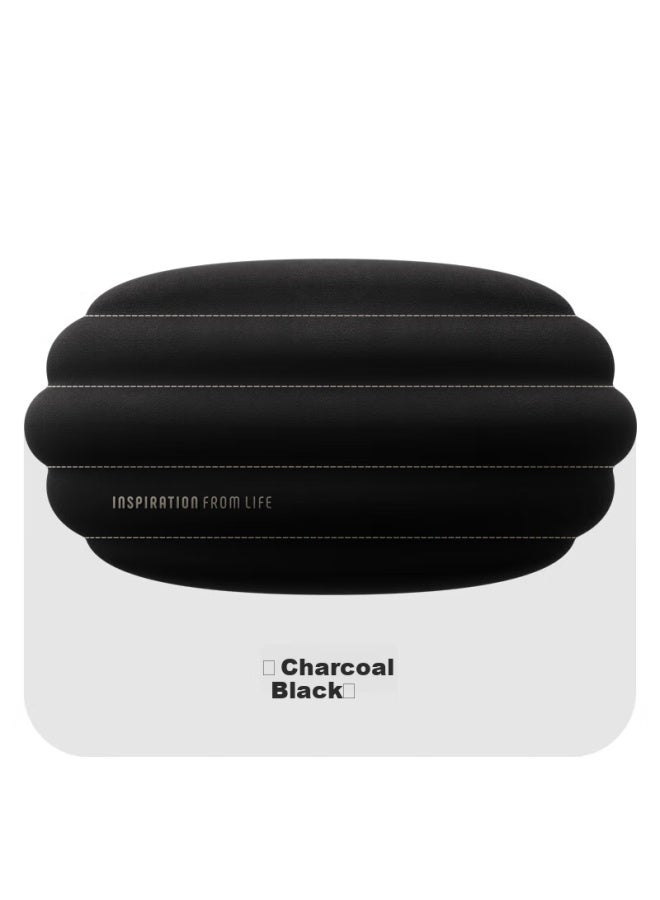 Bbdd Car Air Headrest, Neck Pillow For Vehicles, In-car Cushion, Memory Foam, Comfortable Car Pillow, Simple Design, Charcoal Black - Image 1