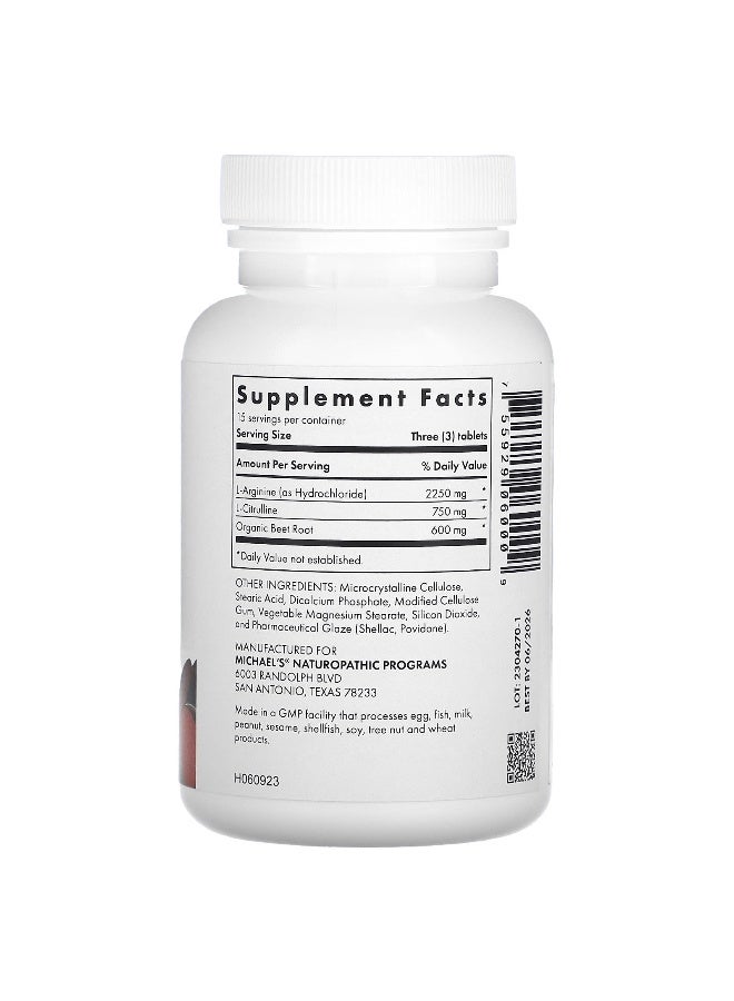 Michael's Naturopathic Michael's Naturopathic, Arginine Citrulline, 45 Tablets - Image 2