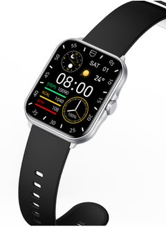 Totulife STORM V BT Calling Smart Watch, Bluetooth Version 5.1, Battery Lithium Polymer Working Time 3 to 5 Days, Charging Time 1.5 to 2 Hours, Multi Language Support, Extra Strap Included - Grey  - Image 3