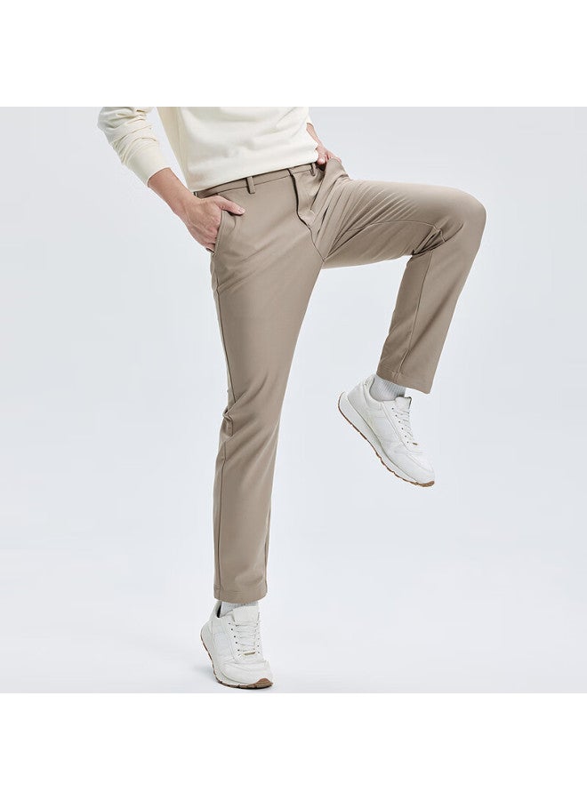 Septwolves Seven Wolves Men's Casual Pants Autumn Business Commuter Elastic Waist Antibacterial Graphene Invisible Zipper Pocket - Image 1