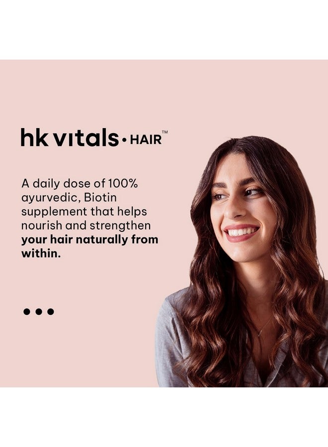 HEALTHKART هيلث كارت hk فيتالس البيوتين (90 قرص) | مكمل لنمو الشعر، شعر قوي وبشرة متألقة، يحارب هشاشة الأظافر - Image 4