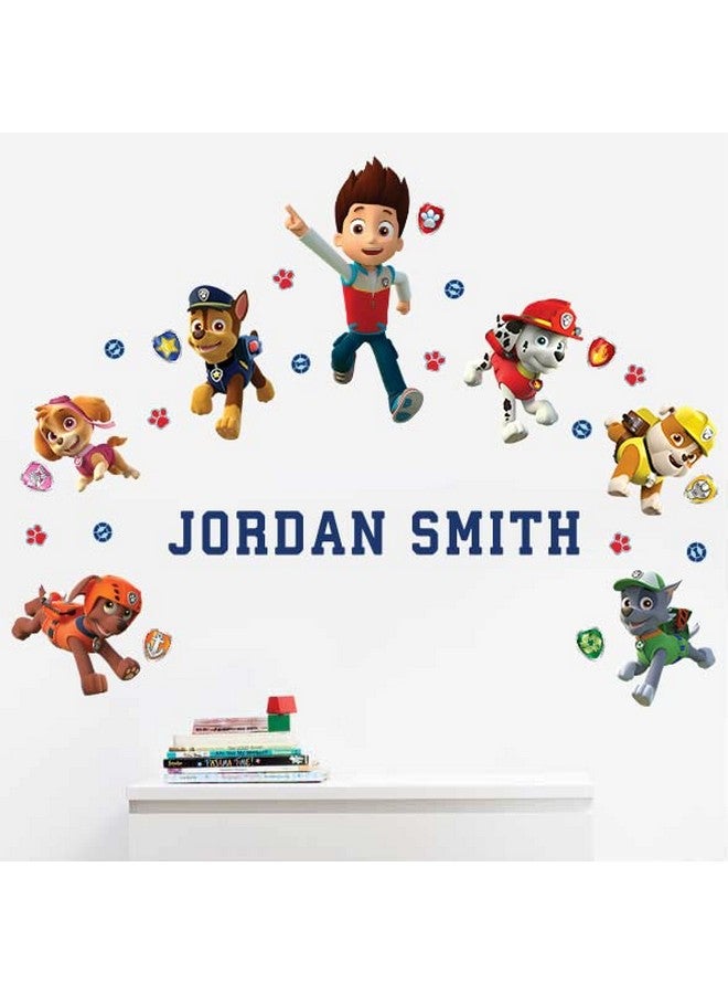 Oliver's Labels Premium Personalized Wall Decal for Kids Room Décor - Peel & Stick, Removable (PAW Patrol™) - Image 2