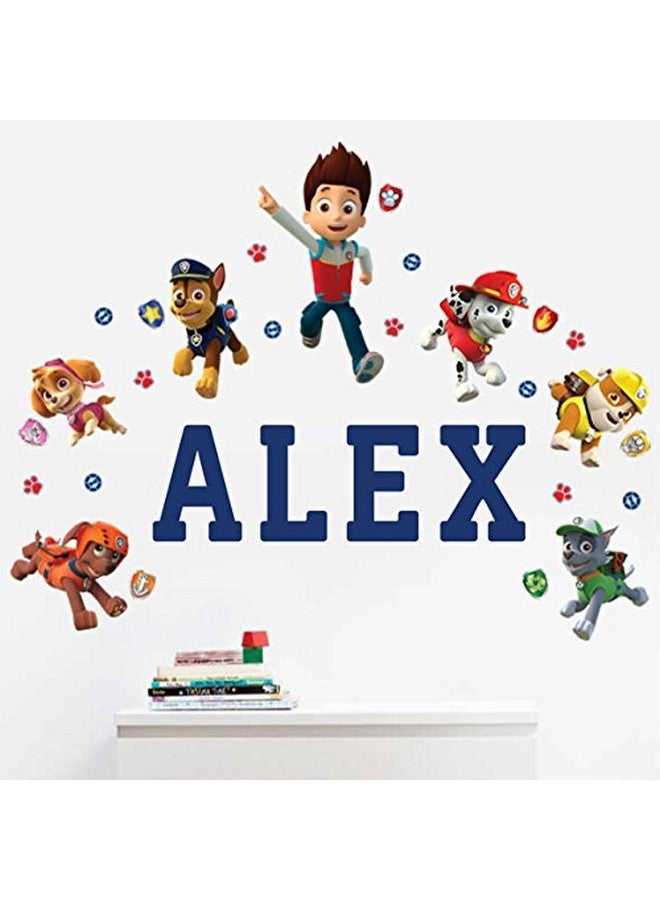 Oliver's Labels Premium Personalized Wall Decal for Kids Room Décor - Peel & Stick, Removable (PAW Patrol™) - Image 1