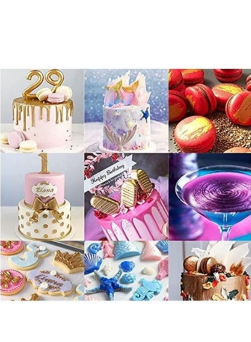15g Baking decoration powder & Dust Food-Grade Luster Dust Powder for Cake Fondant - Chocolate Decoration - Image 4