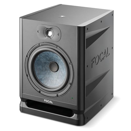 Focal Alpha 80 Evo – 8" Active 2-Way Studio Monitor, 115W RMS Bi-Amp, Slatefiber Woofer, 38Hz–22kHz, High-SPL Nearfield Reference Speaker – Sold Individually - Image 1