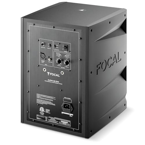 Focal Alpha 80 Evo – 8" Active 2-Way Studio Monitor, 115W RMS Bi-Amp, Slatefiber Woofer, 38Hz–22kHz, High-SPL Nearfield Reference Speaker – Sold Individually - Image 5