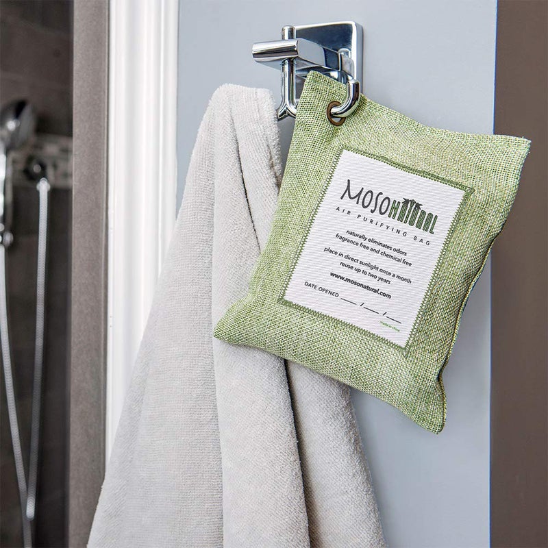 MOSO NATURAL MOSO NATURAL Air Purifying Bag Odor Eliminator For Cars ClosetsBathrooms And Pet Areas 200 gGreen Fragrance Free Chemical Free And Non Toxic Long Lasting Charcoal Bag Lasts up to 2 years  - Image 5