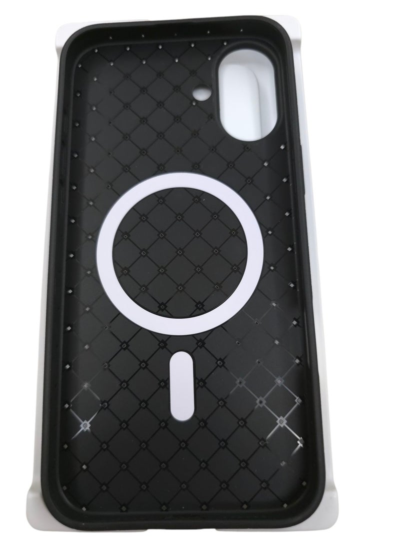 جراب لهاتف 16بلس مقاس 6.7 بوصة، مصنوع من نسيج كامل، ملمس الجلد، أداة مبتكرة تجمع بين الحماية القصوى والتصميم الأنيق، باستخدام مواد عالية الجودة وتقنيات متقدمة، اللون: (أسود) - Image 2