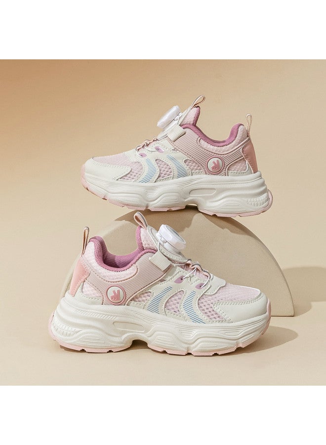 Annil أحذية رياضية للبنين والأطفال الكبار 2025 ربيع/صيف مع حزام دوار وشبكة قابلة للتنفس - حذاء جري مريح ودائم للفتيات - Image 2