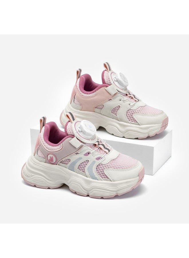 Annil أحذية رياضية للبنين والأطفال الكبار 2025 ربيع/صيف مع حزام دوار وشبكة قابلة للتنفس - حذاء جري مريح ودائم للفتيات - Image 4