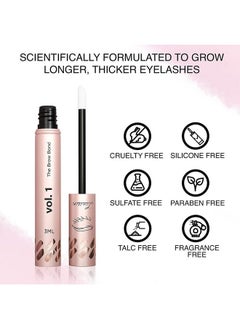 Liaison Brow Bond Eyebrow Growth Serum Brow Growth Complex Boost & Enhancer for Longer Fuller & Thicker Eyebrows Vegan Cruelty Free Paraben Free & Talc Free Irritation Free Formula  - Image 3
