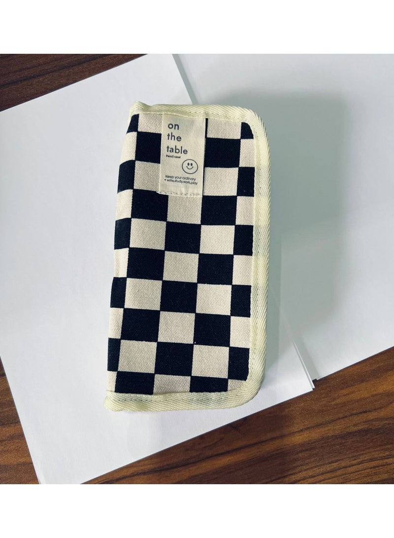 KUYING Large Capacity Multi-Layer Stationery Bag, Multifunctional Pencil Case 
