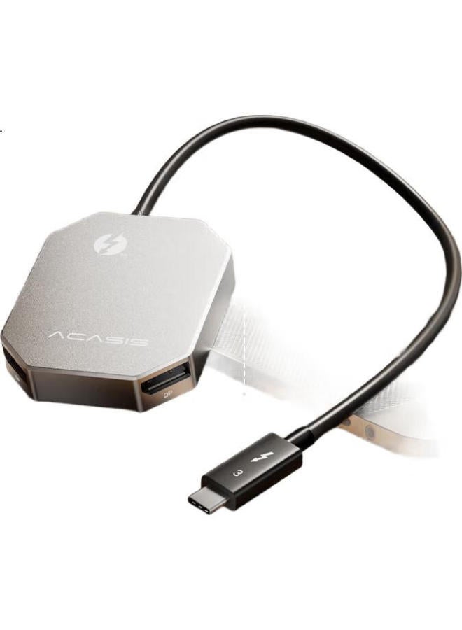 Acasis Leidian 3 Expansion Dock, Type-C To Dual Dp, Three-Screen Independent Display, Type-C To Dual Dp Expansion, Dp To Hdmi One-To 8K Ultra Hd Independent Display, Desktop Office Expansion Dock, Tb2D - Image 2