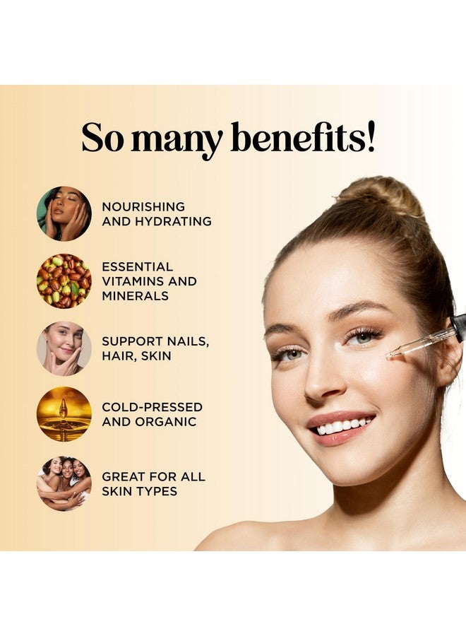 Maple Holistics Organic Jojoba Oil Cold Pressed Unrefined - 100% Pure Jojoba Oil Organic Certified For Skin Hair & Nails - Organic Skin Care & Natural Beauty Diy Carrier Oil - Dermatologist Tested & Non Gmo (4Oz) - Image 3