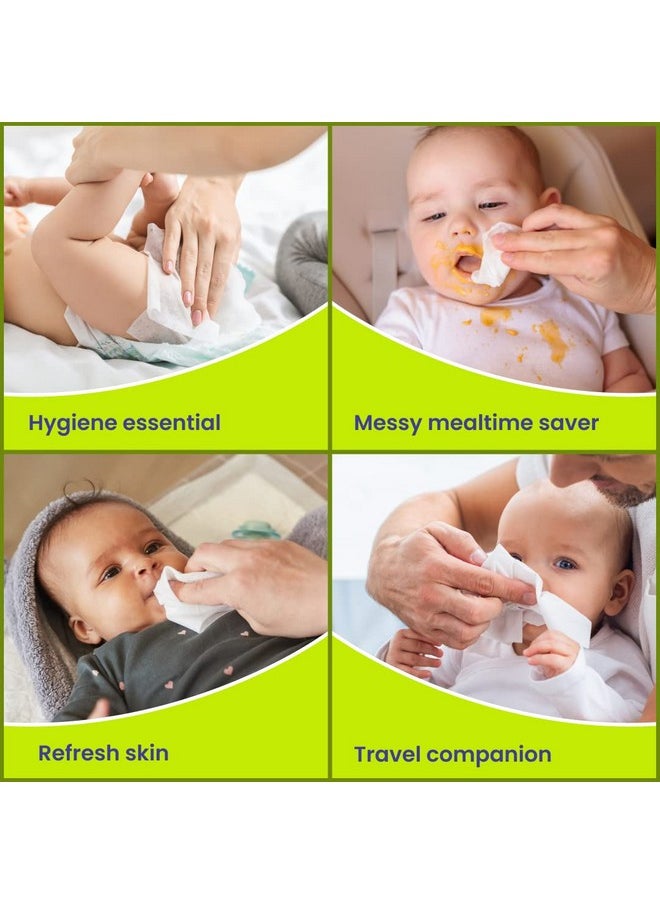 Little Angel - Super Soft Cleansing Baby Wipes, 648 Count, Enriched With Aloe Vera & Vitamin E, Ph Balanced, Dermatologically Tested & Alcohol-Free, Pack Of 9, 72 Count/Pack - Image 1