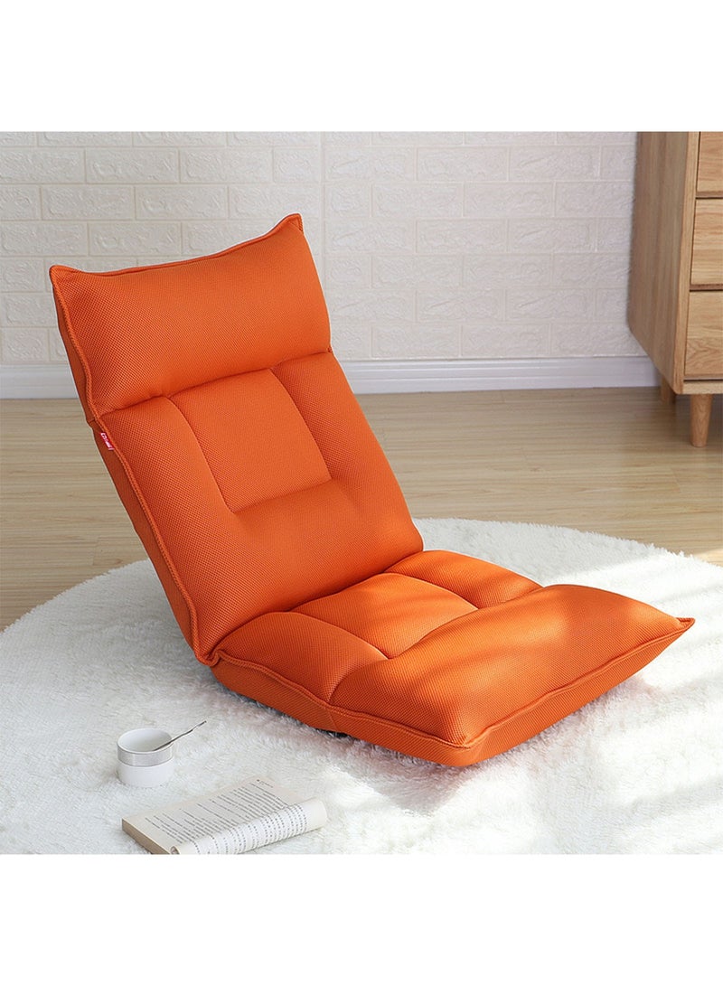 LIMOS Floor Chair Lazy Sofa Adjustable Padded Folding Chair with Back Support and Backrest Comfortable Chair - Image 2