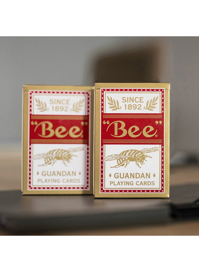 Bee Bee Poker Cards For Gwom-pei, Poker Tournament Entertainment Competitive Card Game, 10 Red Decks - Image 5